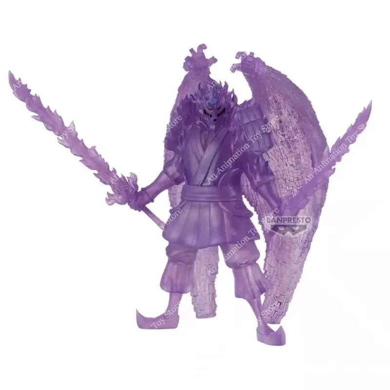 Фото Оригинальные коллекционные фигурки BANDAI BANPRESTO NARUTO Shippuden Susanoo/Kurama, прозрачно-фиолетовая аниме-модель, игрушка-подарок AS №2