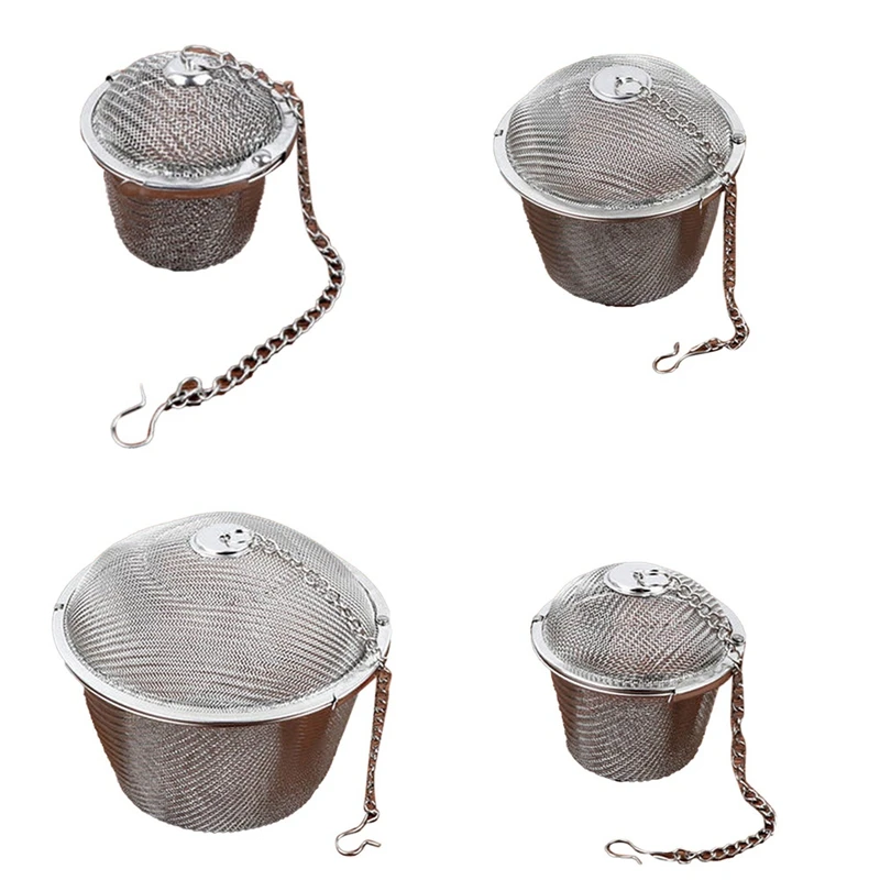 

Multifunction Mesh Seasoning Ball/Reusable Stainless Steel Teakettle Locking Tea Filter/Tea Coffee Strainer Infuser Tool