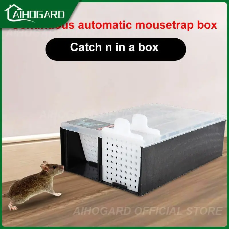 

Новая маленькая ловушка для мыши, ловушка для мыши в реальном времени, пластиковая многоразовая Автоматическая ловушка для мыши непрерывного использования, прозрачная ловушка для гуманных грызунов для дома