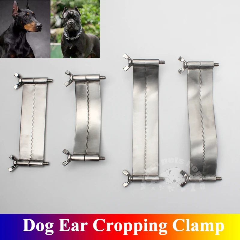 Dog Ear Cropping Guide Clamps Castro Doberman Ear Cropping Tools Veterinary Surgical Instruments