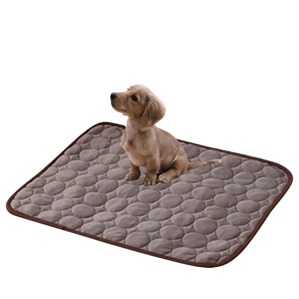 

6 Sizes Washable Cooling Mat for Dogs Cats Kennel Mat Breathable Pet Crate Pad Cusion Sleep Mat Pet Self Cooling Mat