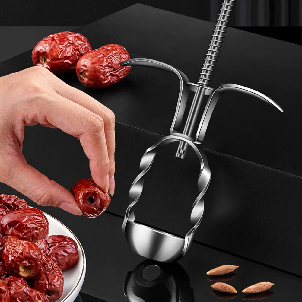 

Kitchen Tools Red Date Corer 1Pcs 304 Food Grade Stainless Steel Multifunctional Coring Tool Red Date Core Remover