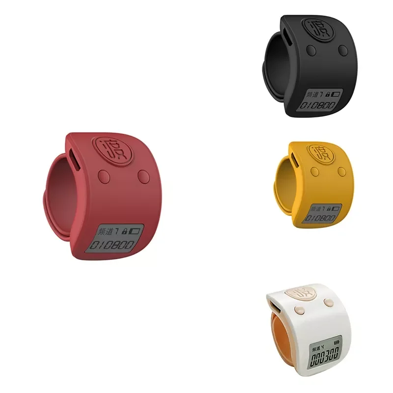 Digital LCD Electronic Finger Ring Hand Tally Counter 6 Digit Rechargeable Counters Clicker