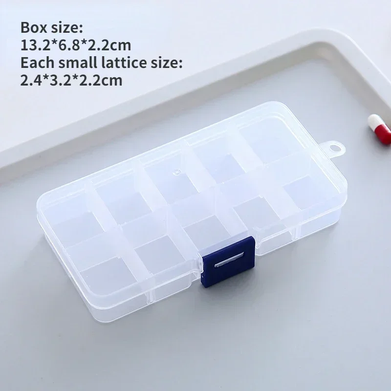 

Пластиковый ящик для хранения 10/15 отсеков