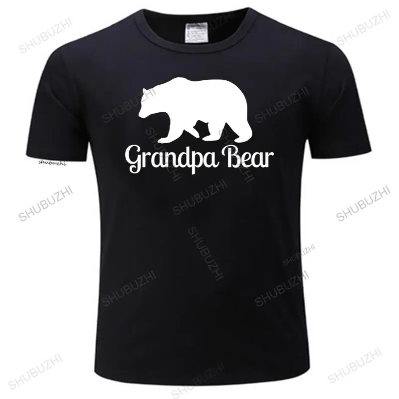

men's summer high quality t shirt Grandpa Bear - Granddads Fathers Day Gift Present unisex fashion crew neck t-shirt black top
