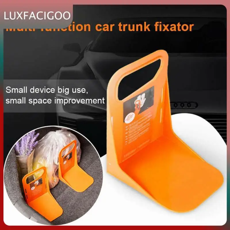 

Ящик для хранения в багажнике автомобиля, прочный оранжевый держатель, многофункциональный практичный Автомобильный держатель для багажника, универсальные автомобильные принадлежности