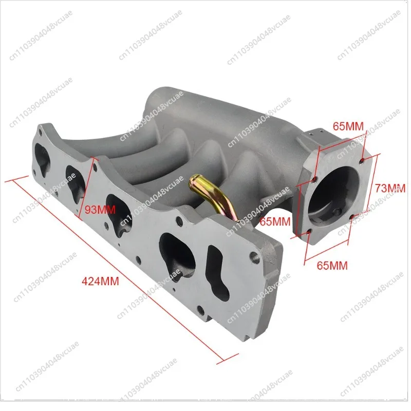 Фото Новый впускной коллектор Skunk2, черный/серебристый, подходит для Honda Civic K24A2 K20Z3 №3