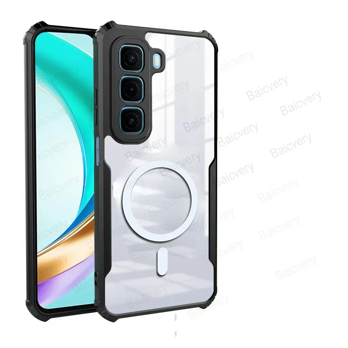 Модный чехол для Infinix Hot 50 5G X6720 Pro + Plus 4G X6880 X6881 акриловый защитный с защитой от