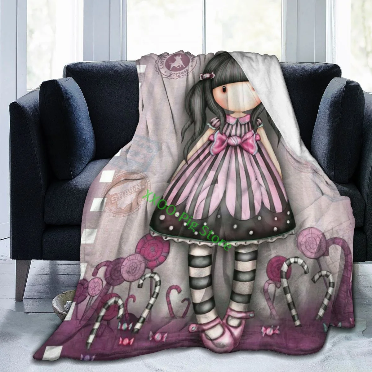 

Coque art cartoon Santoro Gorjuss comicsblanket warm High quality 3d blanket winter bedding 3D soft micro fleece blanket