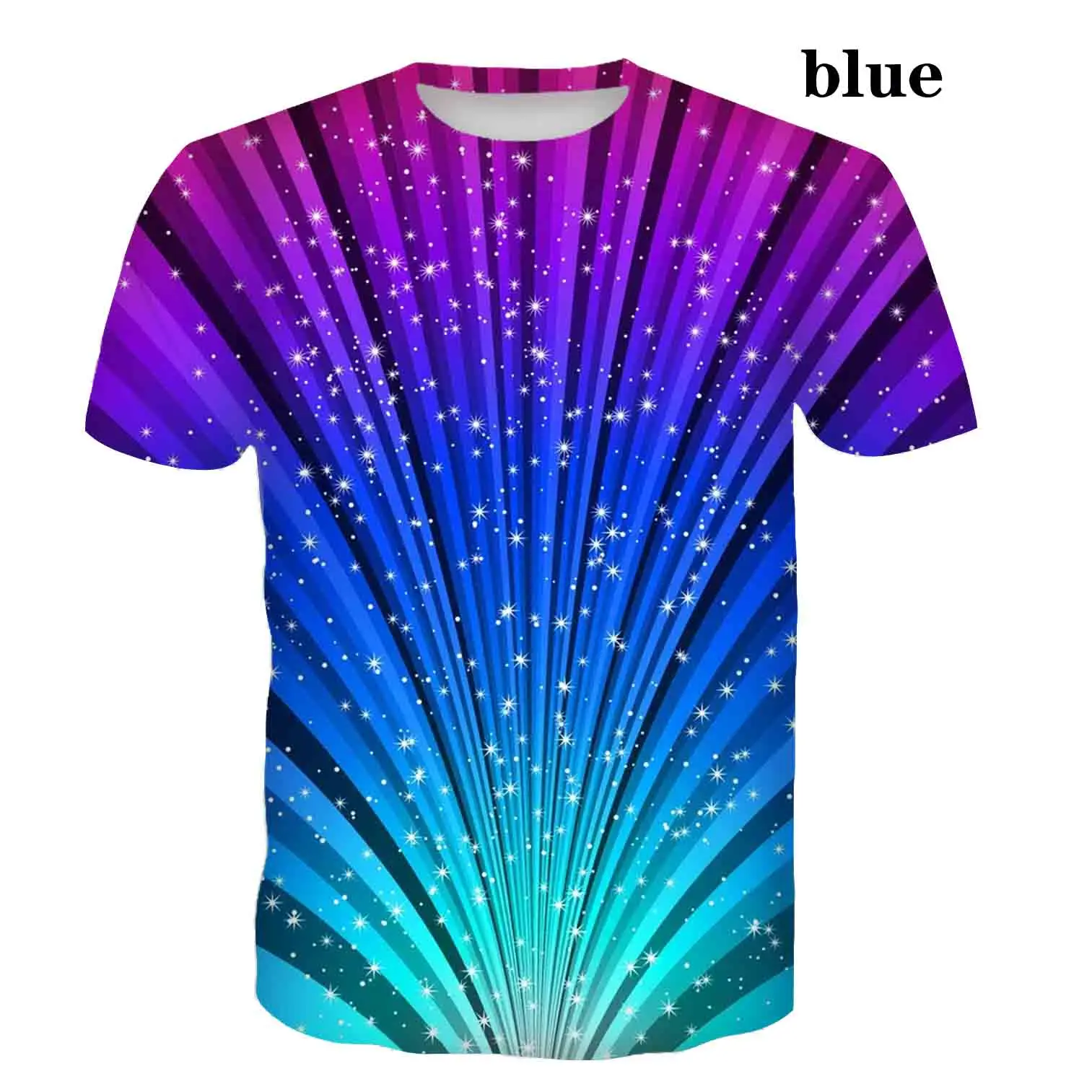 

3D Print Colorful T Shirt Men Funny T-shirt O-neck Short Sleeve Tops Summer Unisex Fashion Street Outfit Clothing