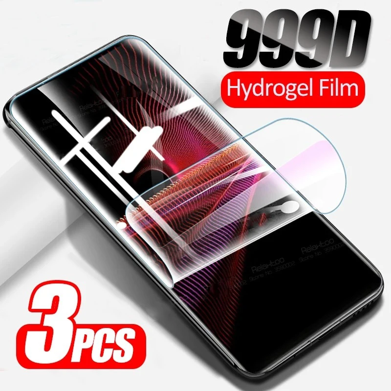 

3PCS For Sony Xperia 1 IV Ace III 10 III Lite Pro-I 5 Xperia1 II Xperia5 Xperia10 Hydrogel Film Protector Screen Cover Film