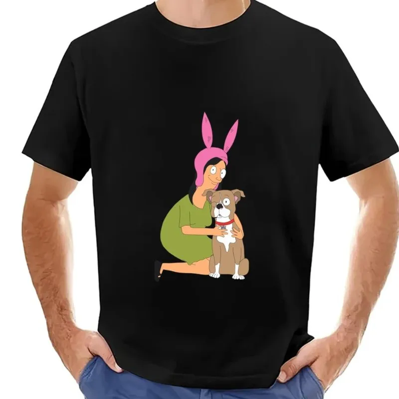 Крутая футболка с рисунком Bobs B-Burgers мужская комбинированная женская одежда для