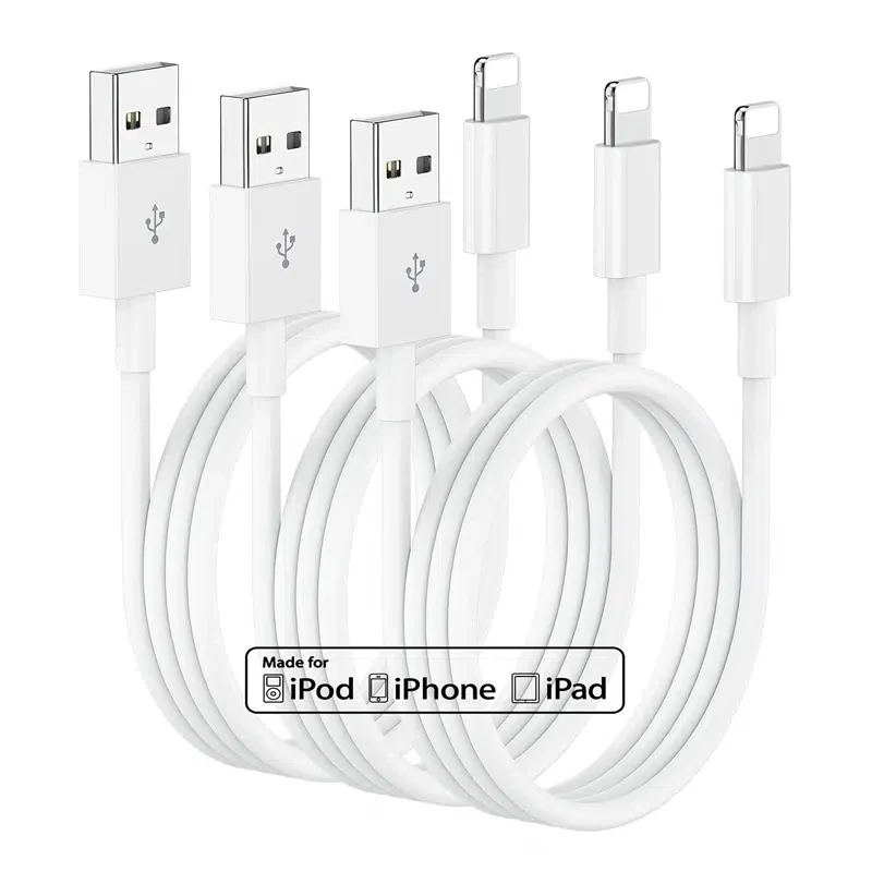

3 упаковки, кабель для быстрой зарядки для Apple IPOD Airpods Pro, USB-кабель для зарядки для IPhone 14 1312/11/11Pro/11Max/ X/XS/XR/XS Max/8