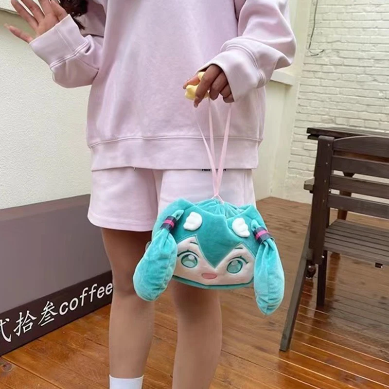 Hatsune Miku плюшевая сумка на плечо Kagamine Len шнурке большая упаковка мягкие плюшевые