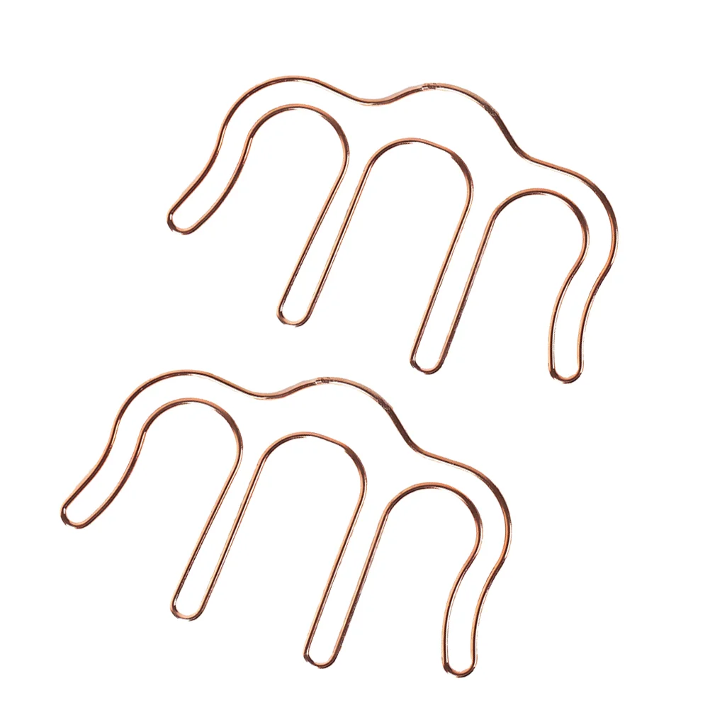 

2Pcs Clips Practical Creative Paper Clamp Clips for Student