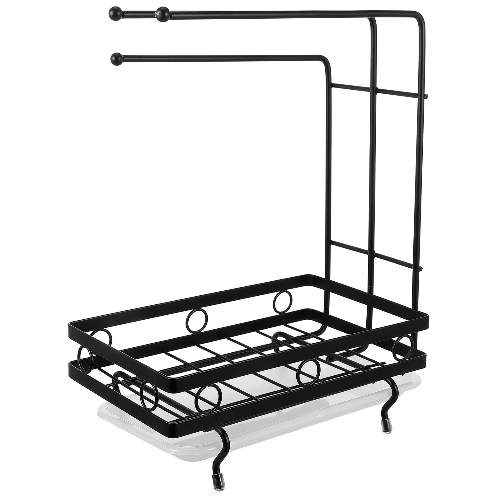 

Kitchen Clean Tool Rack Sponge Cloth Holder Kitchen Drain Holder Kitchen Dish Holder