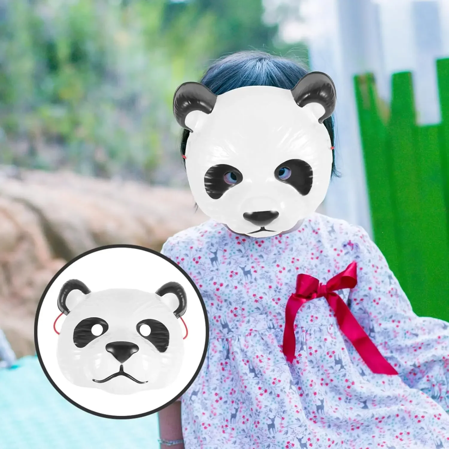 Костюм Животного hello Kitty Panda Маска На Все Лицо Пвх Для Женщин И Детей Аксессуары