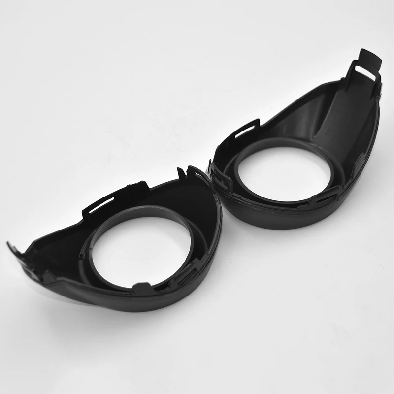 For Ford Focus 3 III 2012-2014 Front Bumper Fog Light Cover Bezels Housing Trim-Black