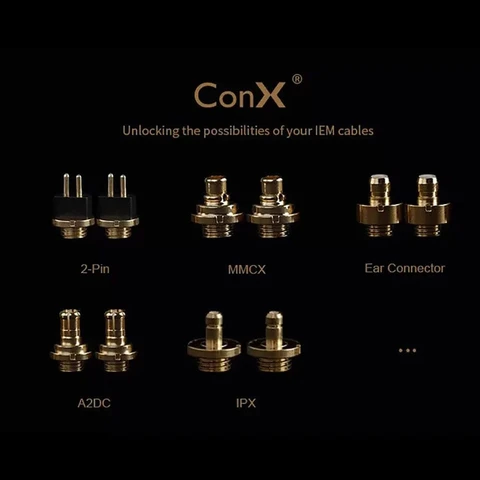 Эффект звука ConX базовый набор и полный комплект фотолампы (0,78 мм) /MMCX /PIPX /A2DC/Connectors-2Pin
