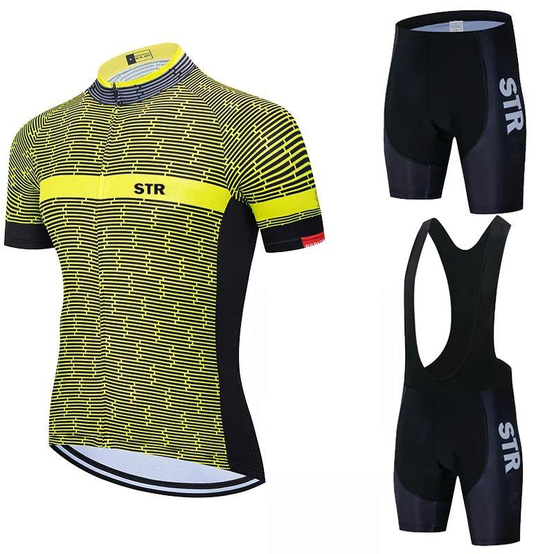 

Cycling Jersey Set 2022 STR Stock in Stock Men MTB Bike Cycling Clothing Racing Clothes Summer Short Sleeve Outdoor Cycling Set