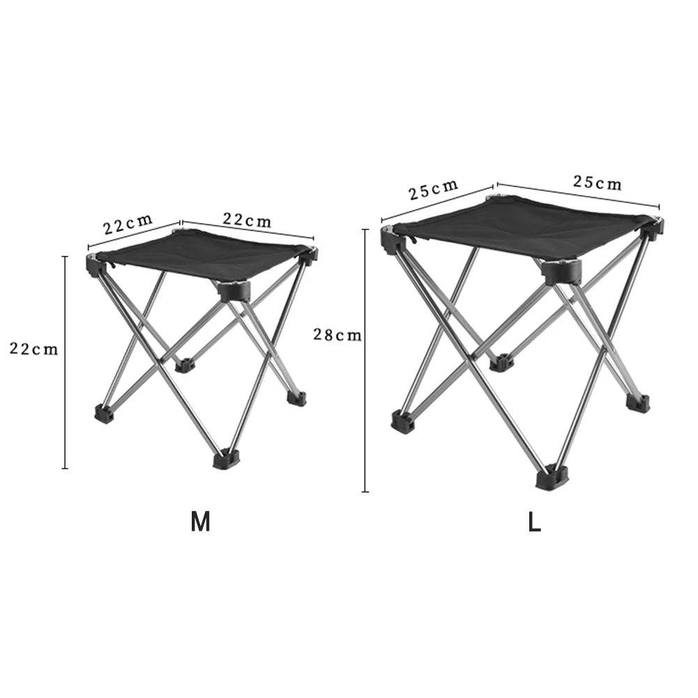 Рыболовный стул для кемпинга, пляжа, складной, высокой нагрузки, подходит для использования на открытом воздухе, переносной для путешествий, походов, пикников, из алюминиевого сплава.