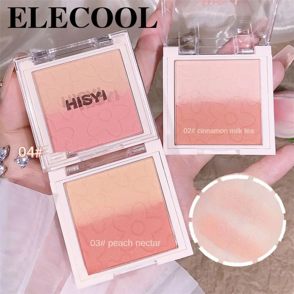 

Красная палитра для макияжа три в одном, матовая пудра, румяна, водостойкая, легкая в окрашивании, хайлайтер, естественная красота, осветляе...