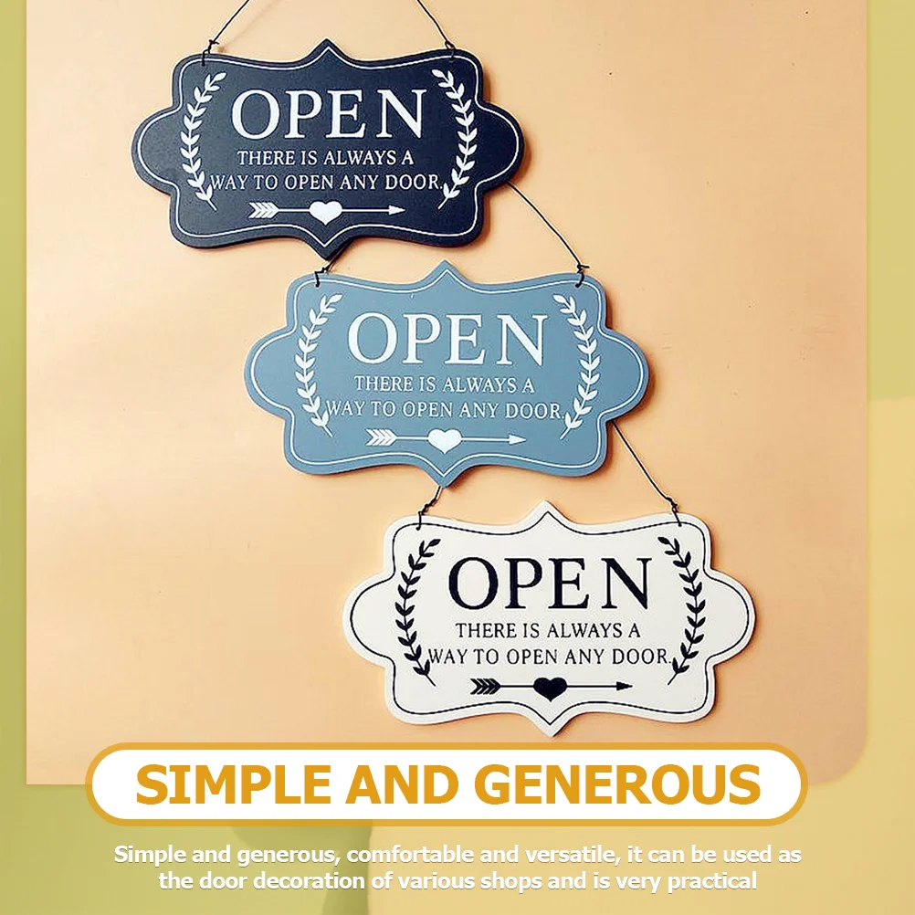 Вывеска открывающаяся подвесная дверь Закрытая подвеска двусторонние