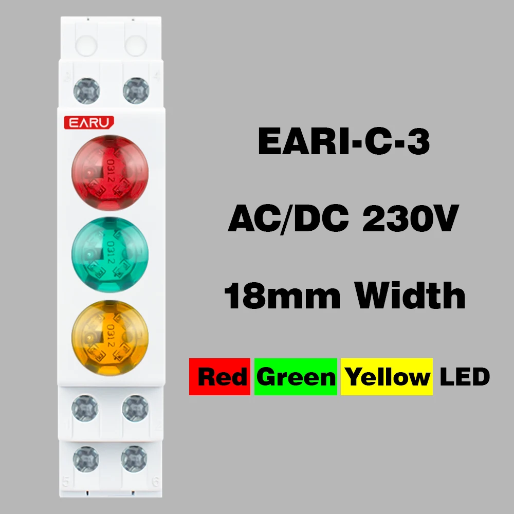 Трехцветный светодиодный индикатор EARUELECTRIC