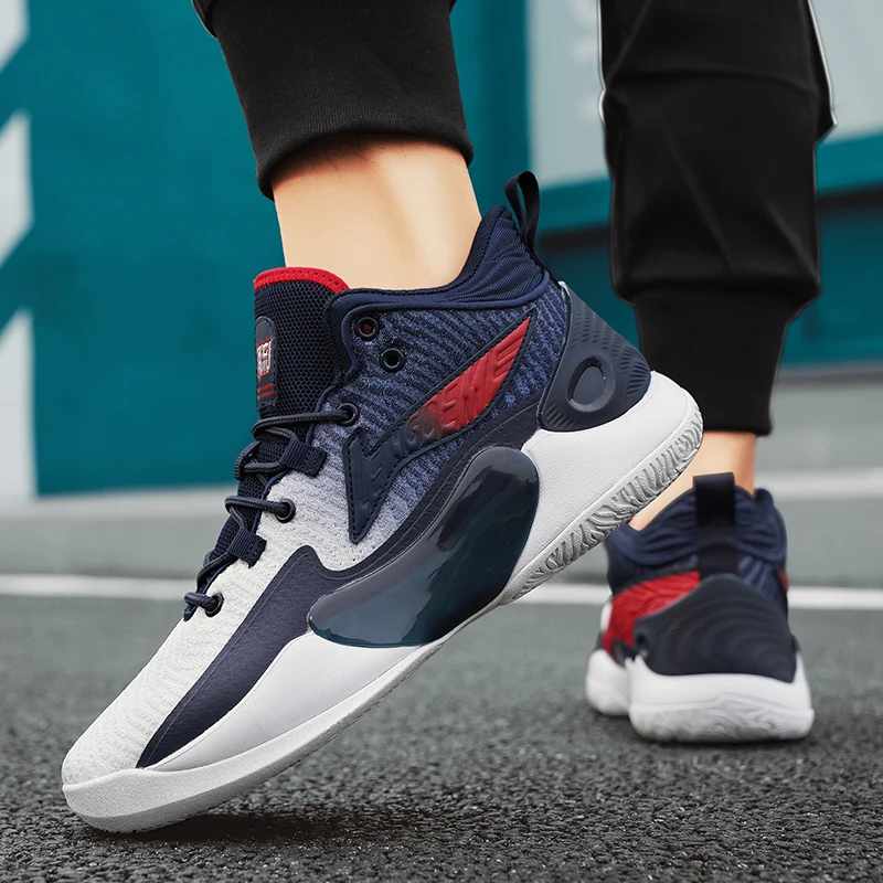 Мужские Нескользящие Баскетбольные Кроссовки Дышащие Li-Ning С Поддержкой Свода