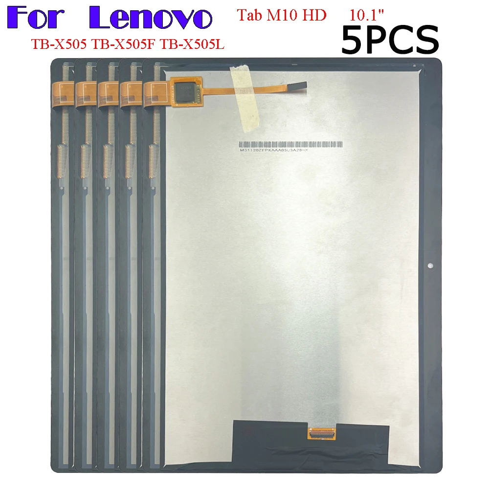 5 шт. ЖК-дисплей Ori 10 1 дюйма для Lenovo Tab M10 HD TB-X505 TB-X505F X505 ЖК-сенсорный экран