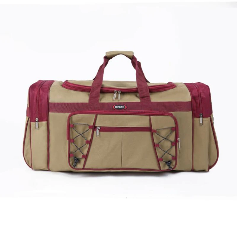 Oversized Man Travel Bags Polyester Weekendtas Fashion Luggage Packing Cubes Bag Weekender Traveling Duffle Bag Men