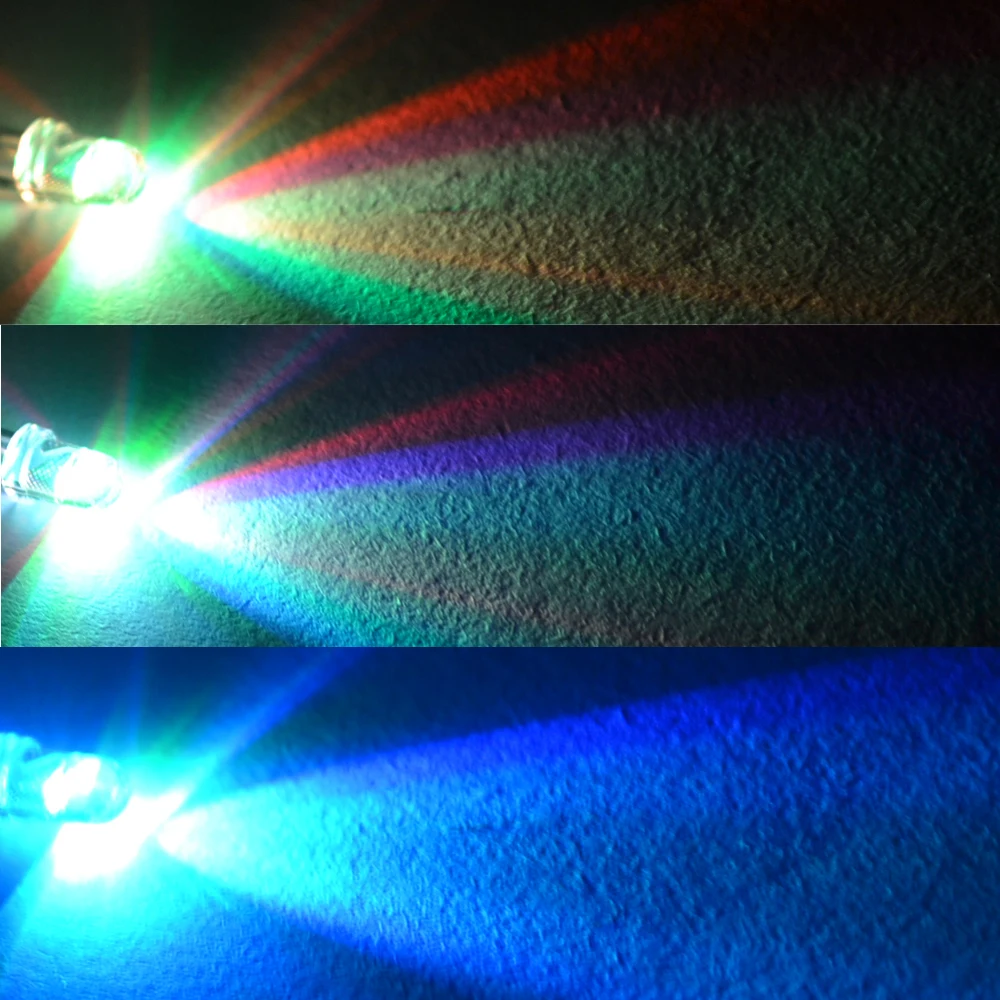 HVIERO 3mm Fast Slow Flash RGB светодиоды |