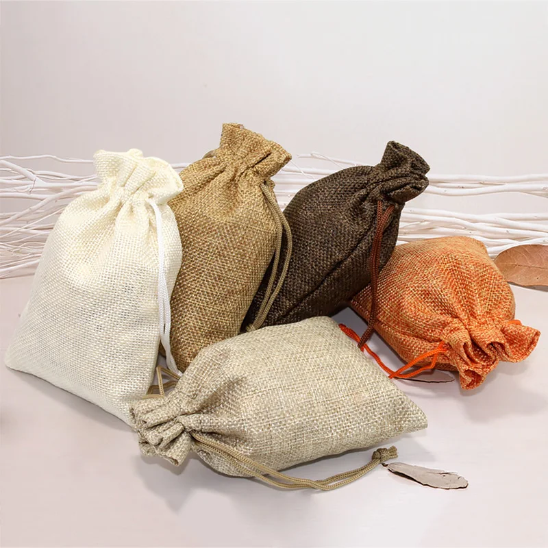 

Композитная имитация мешковины тканевая сумка пятнистая искусственная карманная подарочная упаковка для ювелирных изделий сумка для хран...