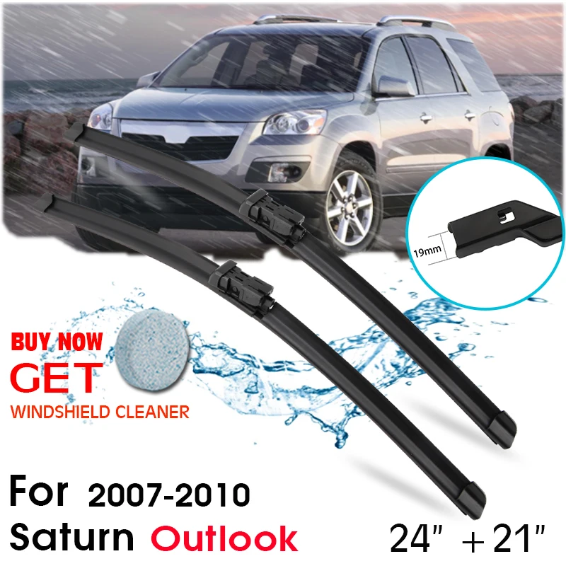 

Автомобильный стеклоочиститель лобовое стекло резиновый силиконовый запасной стеклоочиститель для Saturn Outlook 2007-2010 LHD/RHD 24 "+ 21" автомобильные ...