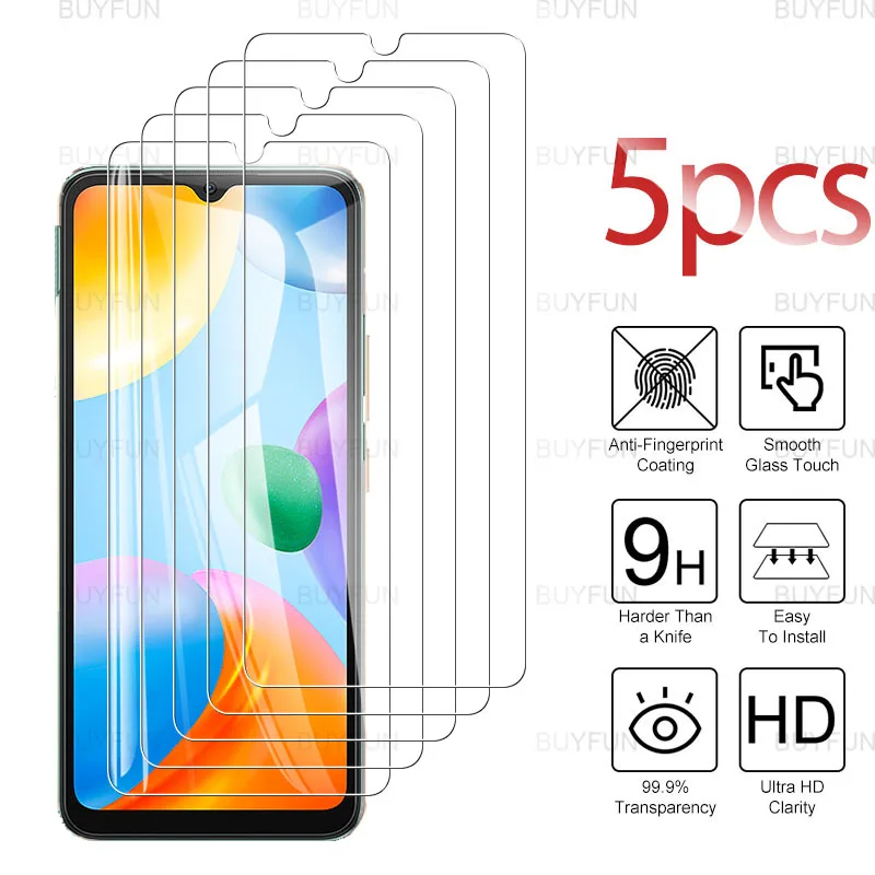 

Для Xiaomi Redmi 10C 6,71 дюймов 5 шт. Закаленное стекло Защитная пленка для Redmi 10 C C10 10C Redmy 10 10A полное покрытие Защитная пленка для экрана