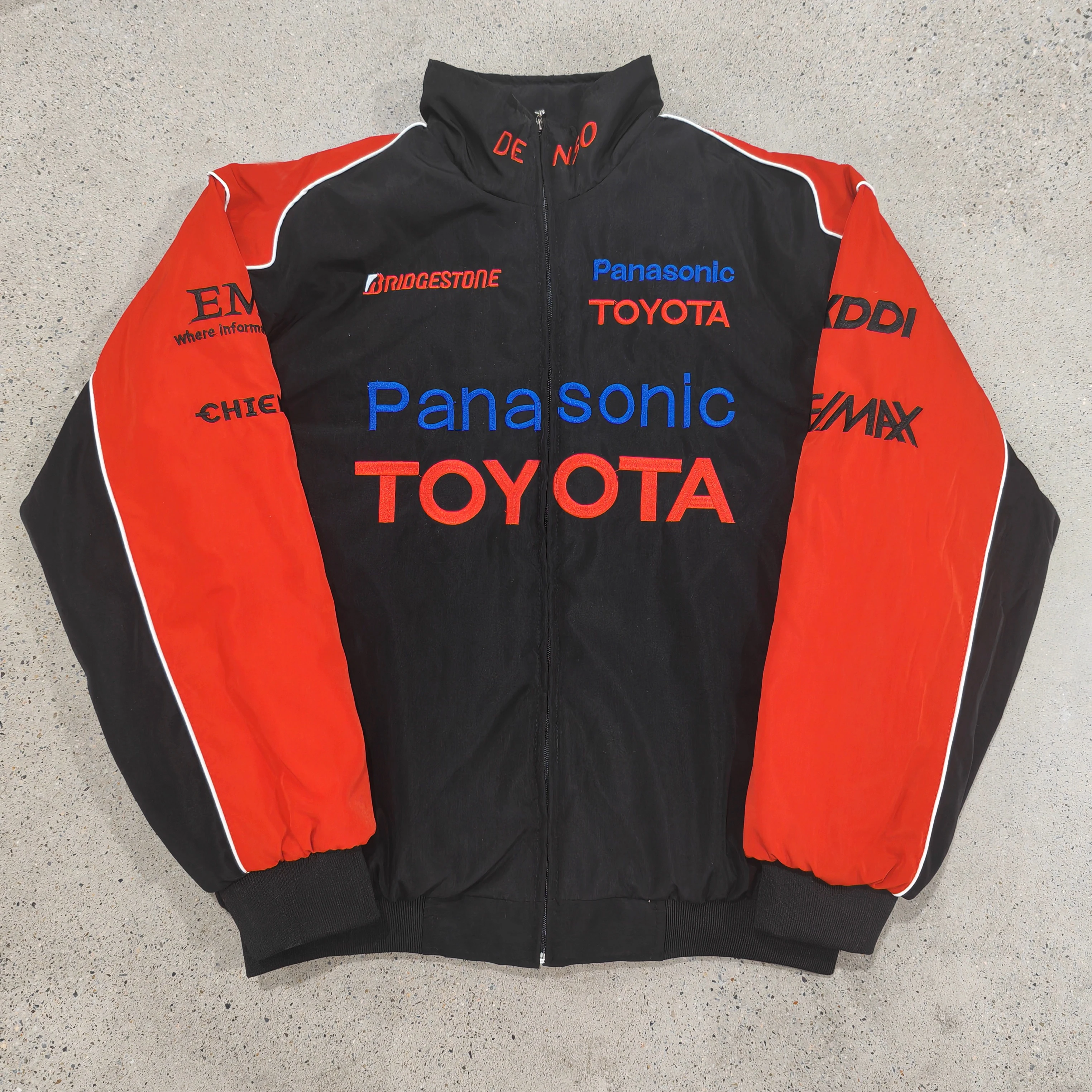 

Гоночный костюм команды Toyota, гоночный костюм с вышивкой, велосипедный костюм, мотоциклетный костюм, повседневный хлопковый костюм с вышивкой, гоночный костюм