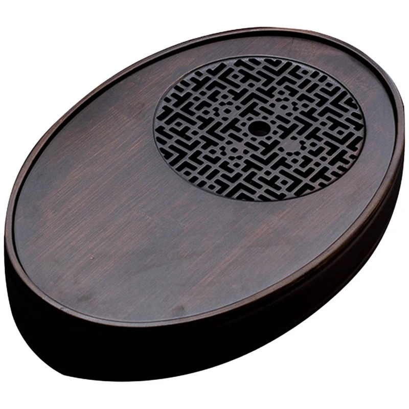 

1 шт. бамбуковый чайный поднос, чайный набор, дренажный длинный сухой поднос для замачивания, маленький кухонный столик для хранения воды