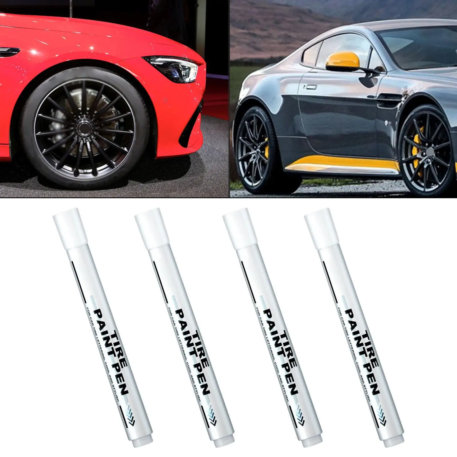 

Водонепроницаемый Автомобильный маркер для шин, граффити, надпись, аппликатор, инструмент для рисования, краски, белая универсальная ручка для ремонта царапин