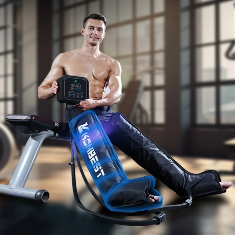 Новый шестикамерный воздушный волновой массажер с ЖК-экраном для мышц ног