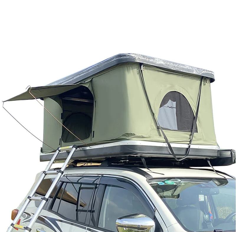 

shell material straight bracing type roof tent camping tent car rooftop tent