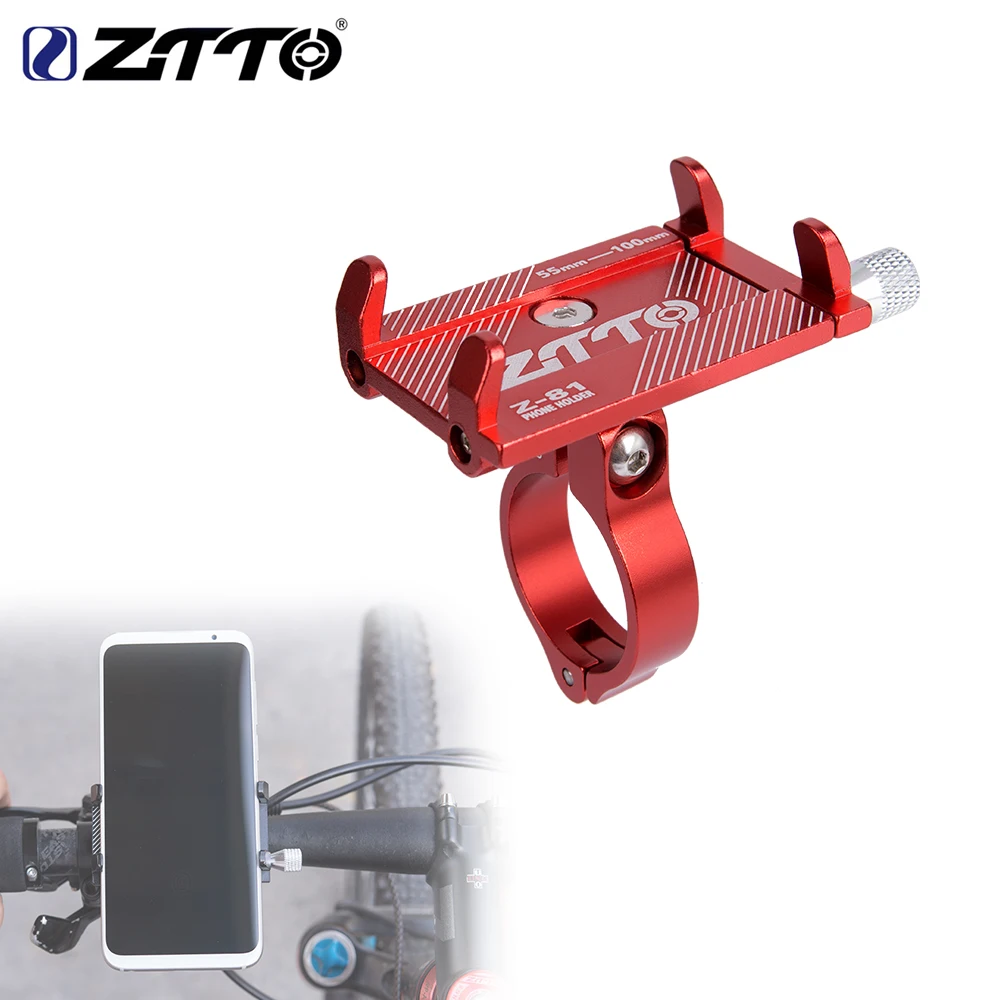 ZTTO Bicycle Phone Holder Reliable Mount Universal MTB Mobile Cell GPS Metal Motorcycle Holder Bicycle Accessory
