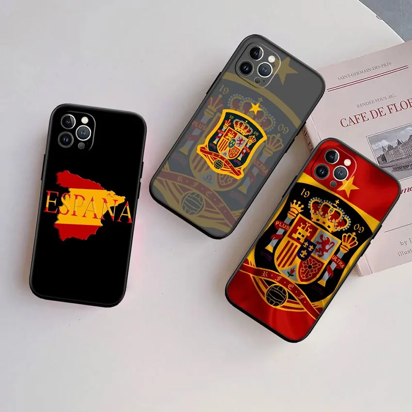 Новый высококачественный чехол с флагом Испании для телефона Xiaomi Mi POCO C50 C51 C55 C65 X6