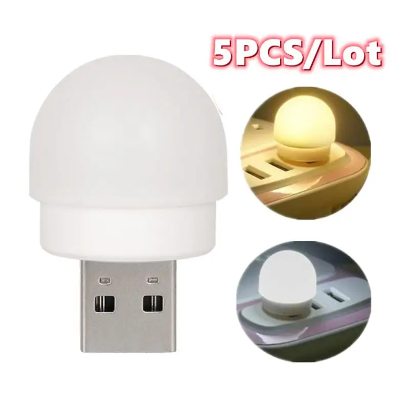 

Mini USB Light LED Emergency Lamp Energy-saving Night Light Power Bank Charging Book Lights Small Reading Desk Lamp Lighting