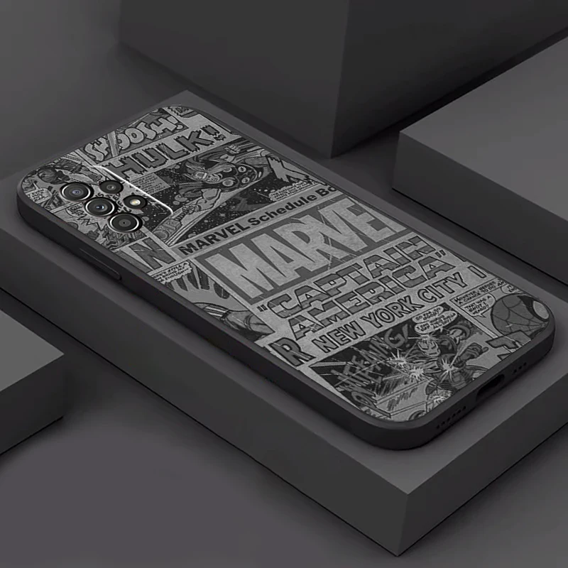 

Marvel Avengers LOGO Phone Cases For Xiaomi Redmi Note 10 10S 10 Pro POCO F3 GT X3 GT M3 Pro X3 NFC Cases Carcasa Funda Coque