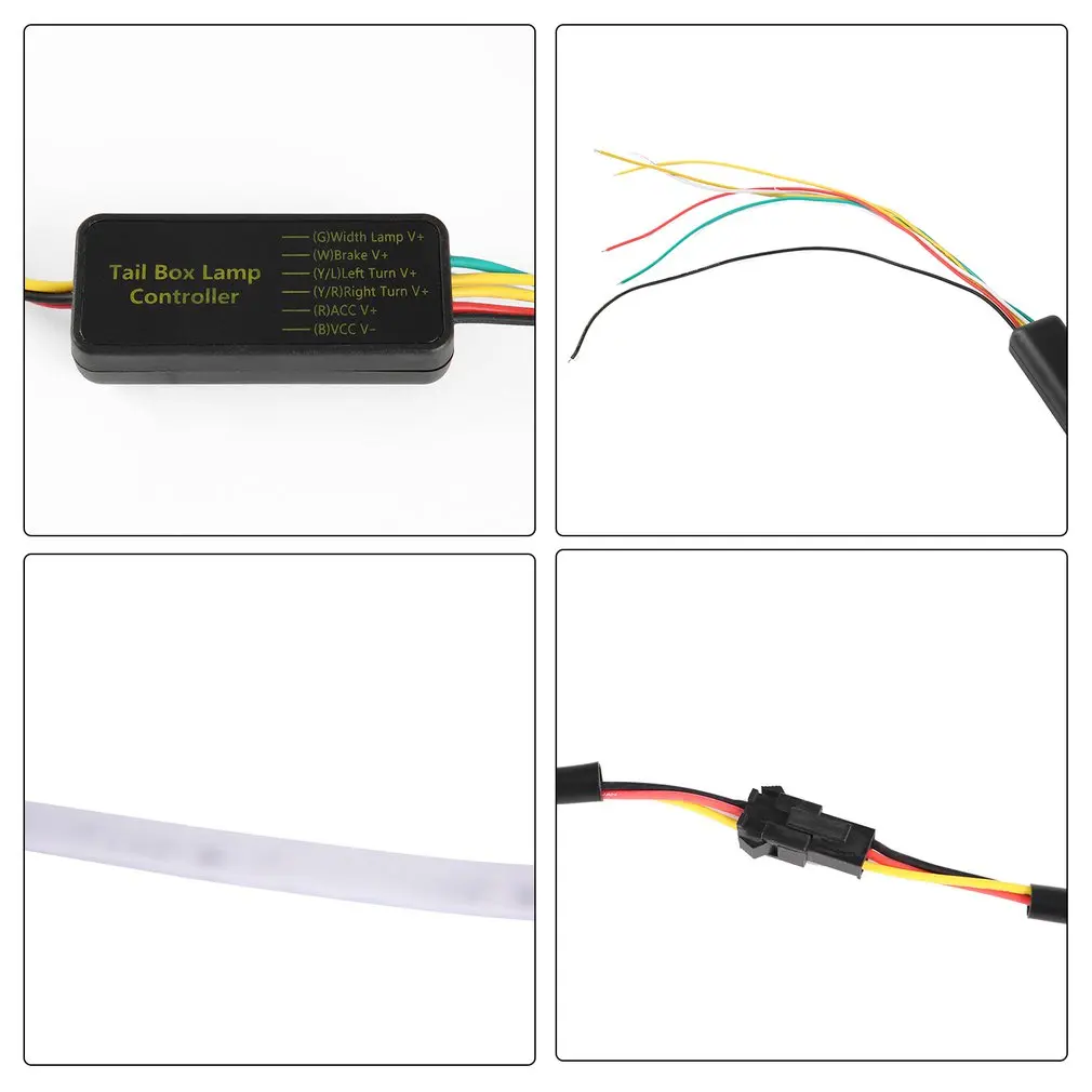 Новейшая лента для заднего фонаря автомобиля 1 2 м декоративная лампа лошадей