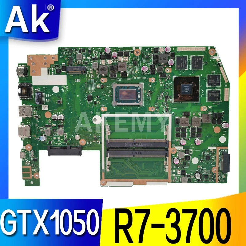 

X570DD Motherboard For Asus TUF YX570D YX570DD X570D X570DD Laptop motherboard Mainboard R7-3700 CPU GTX1050 GPU