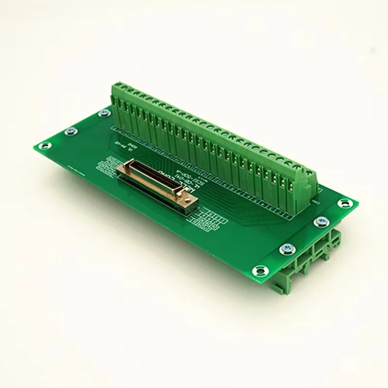 Разъемная плата SCSI 50P MDR терминальный модуль ​ Простой кронштейн DIN.