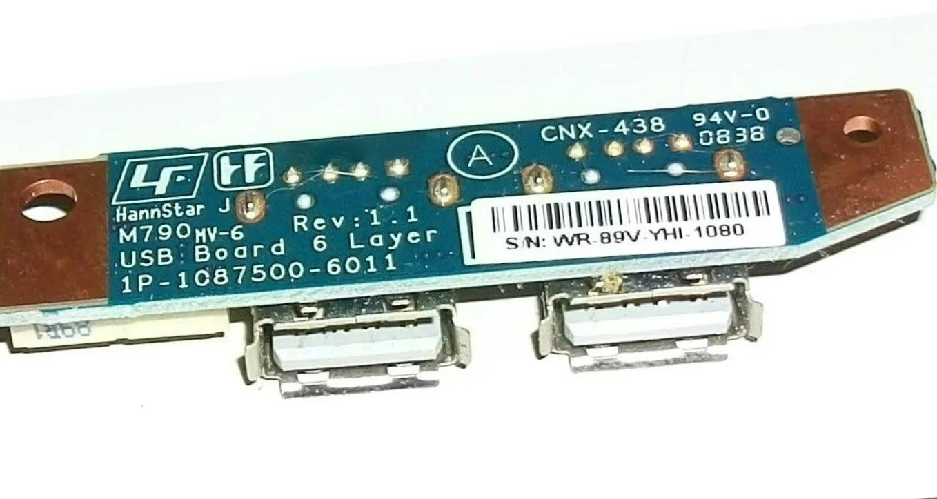 Новая USB-плата для ноутбука CNX‑438 1P‑1087500‑6011 для серии Sony Vaio VGN‑NS (art.: 3920dd13a0b09) - 3920dd13a0b09