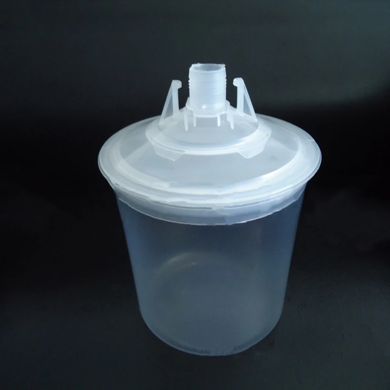 

Пластиковая чашка для Смешивания Краски, калиброванная чашка, внутренняя чашка с крышкой 600 мл