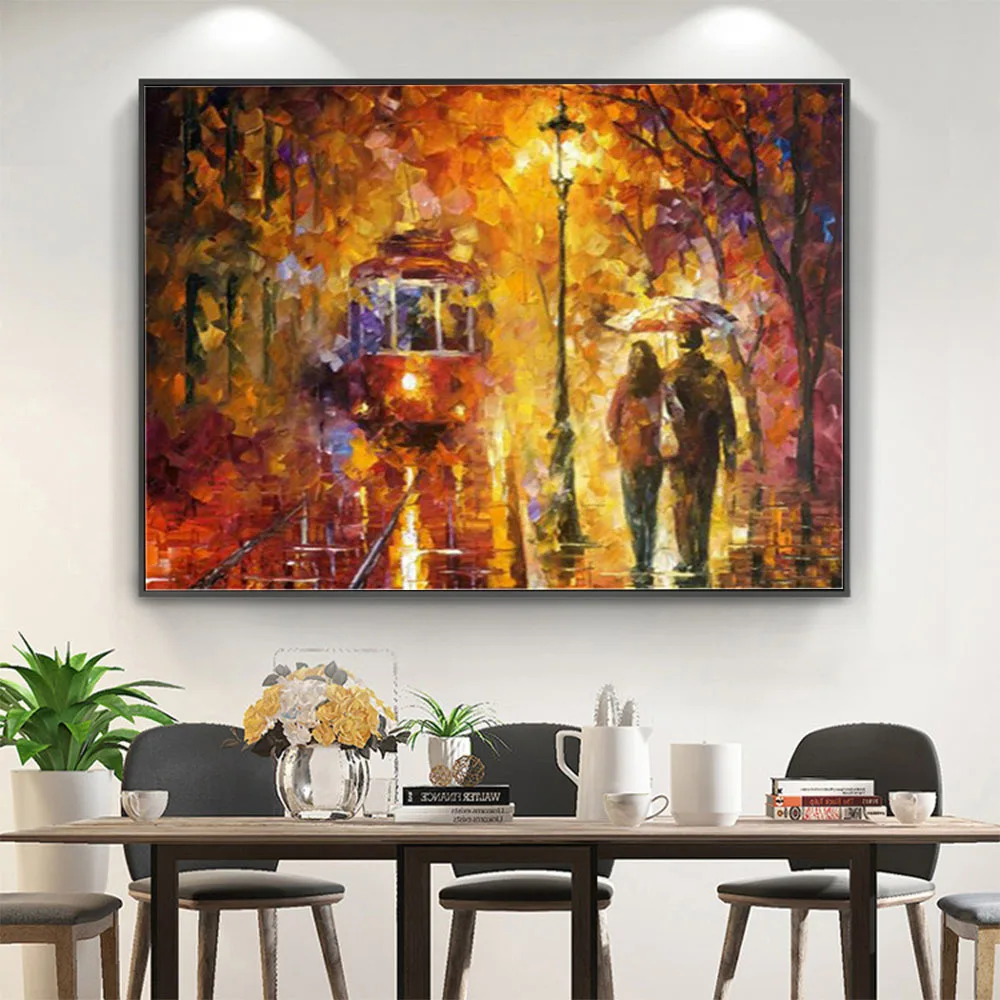 Набор для вышивки крестиком 11CT с пейзажем сделай сам DMC нитки ручная роспись